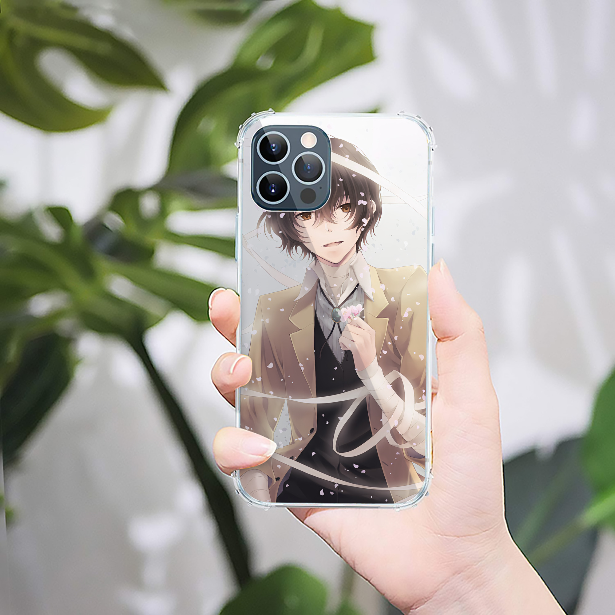 （画像用） 文豪ストレイドッグス Bungo Stray Dogs 【iPhone 12シリーズ対応】透明スマホケース（クリアソフトケース）